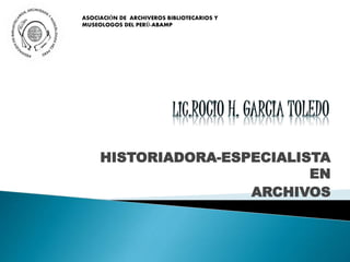 EL SISTEMA INSTITUCIONAL DE ARCHIVOS Y LA GESTIÓN DOCUMENTAL | PPTX