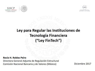 Ley para Regular las Instituciones de Tecnología Financiera