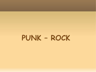 PUNK – ROCK 