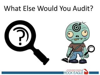 What Else Would You Audit?
?
 