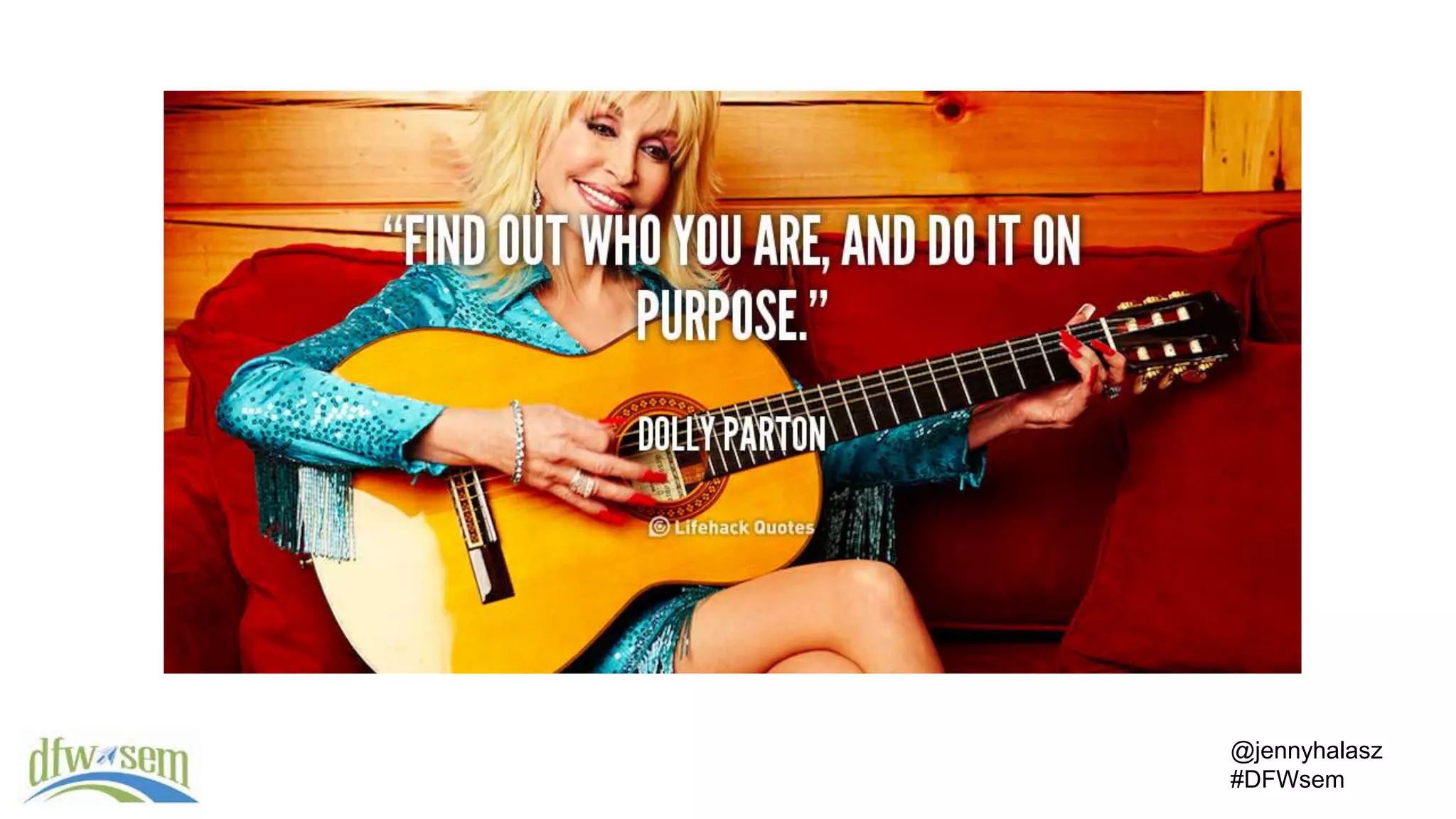 @jennyhalasz
#DFWsem
 