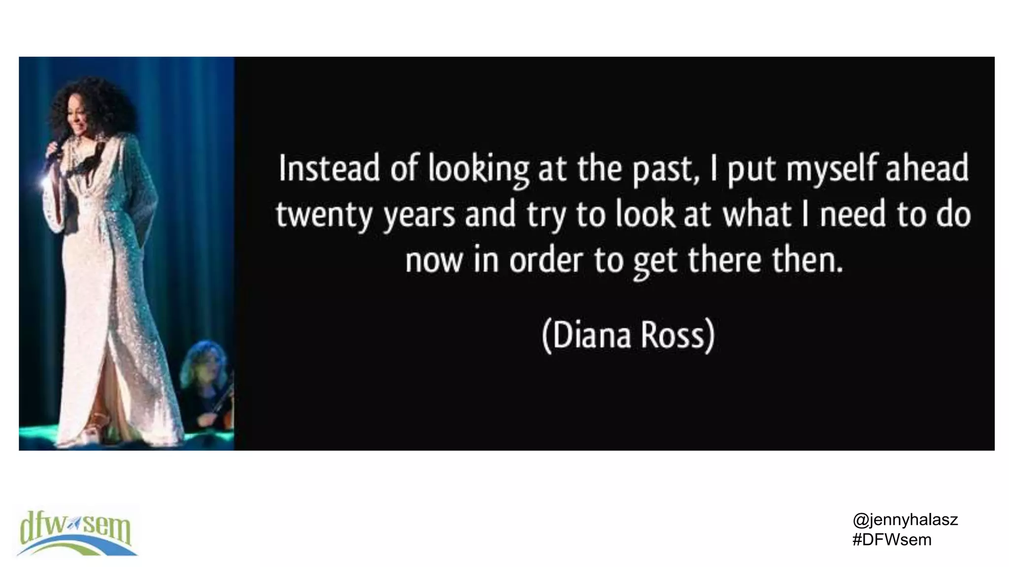 @jennyhalasz
#DFWsem
 