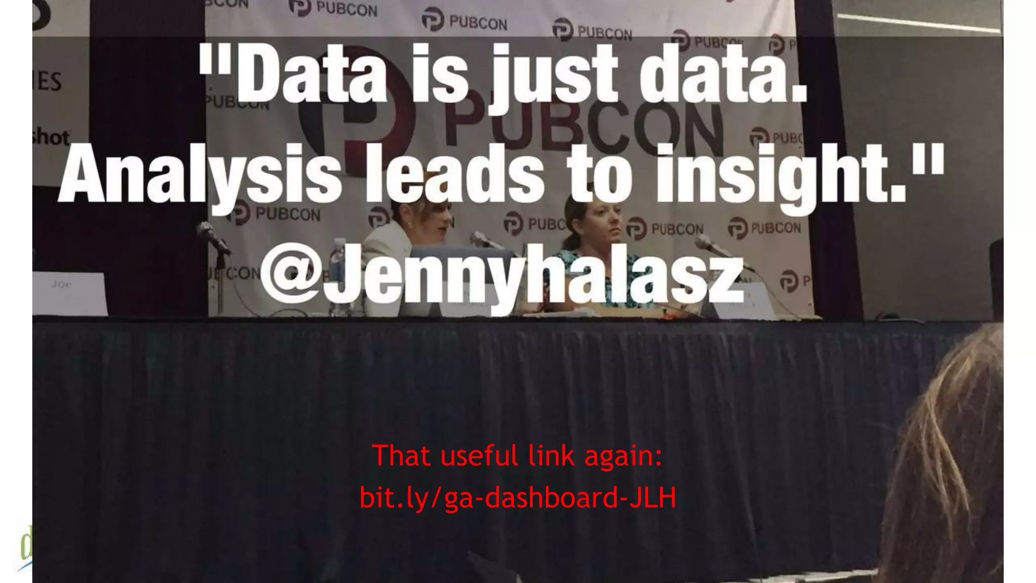 @jennyhalasz
#DFWsem
That useful link again:
bit.ly/ga-dashboard-JLH
 