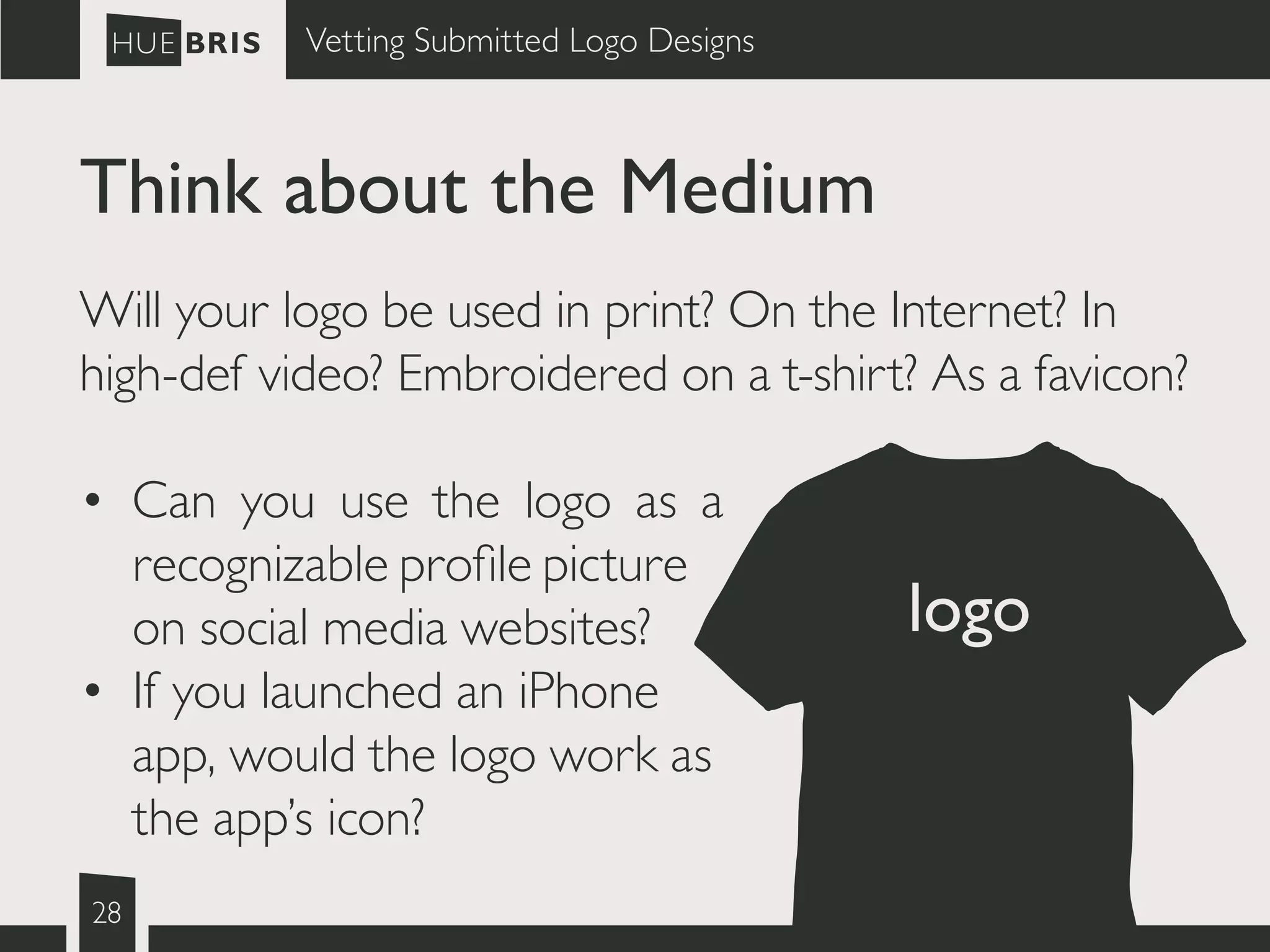 Rock Solid Logo Design Principles | PPT