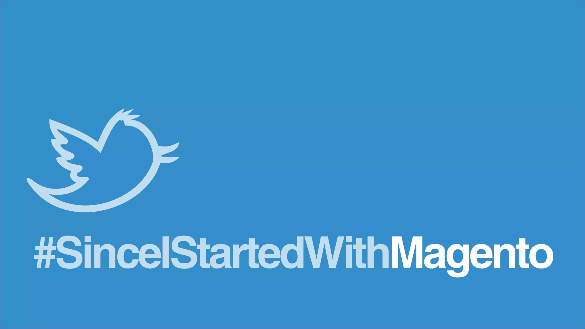 #SinceIStartedWithMagento
 