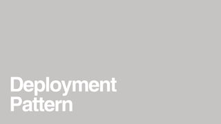 Deployment
Pattern
 