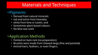 Indian Pigment Rocks Rock Art of India, Rock Paintings of India | PPTX