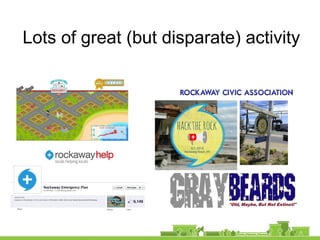 Lots of great (but disparate) activity
 