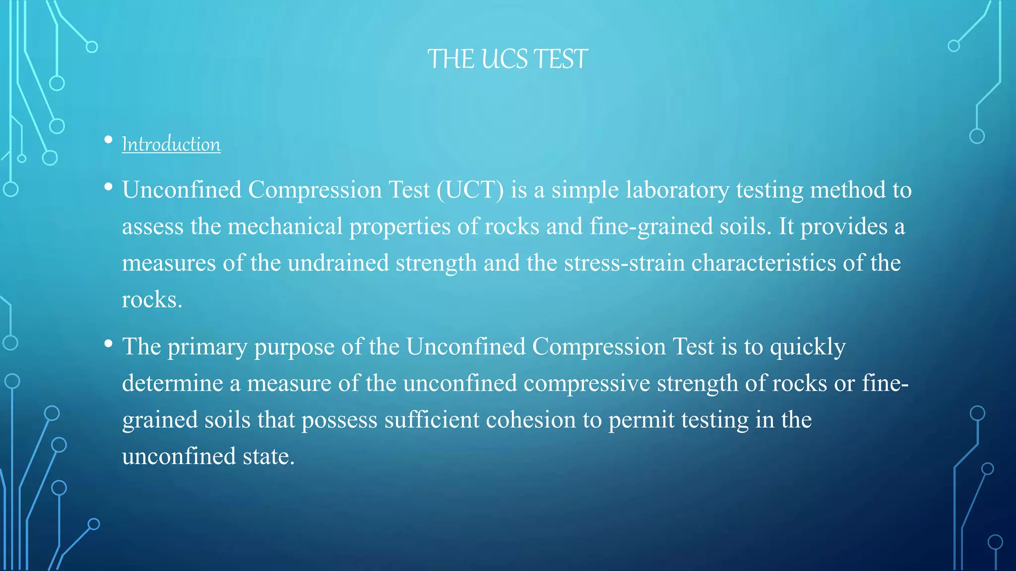 Ucs Lab Testing Rock bolts simon madiro | PPTX