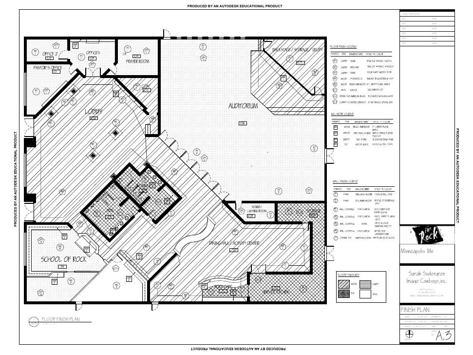 Rock Cd A3 Finish Plan