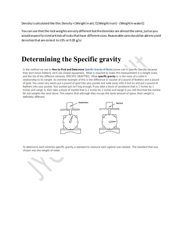Rock density and porosity lab
