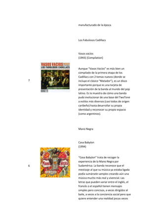 Los 250 mejores discos del rock iberoamericano