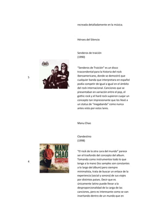 Los 250 mejores discos del rock iberoamericano