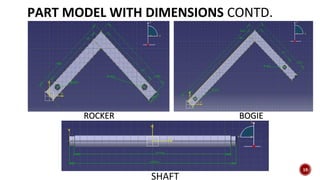 Rocker Bogie Model Rocker bogie mechanism | PPT