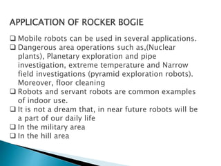 ROCKER BOGIE MECHANISM PROJECT STAGE 1 PPT-2.pptx