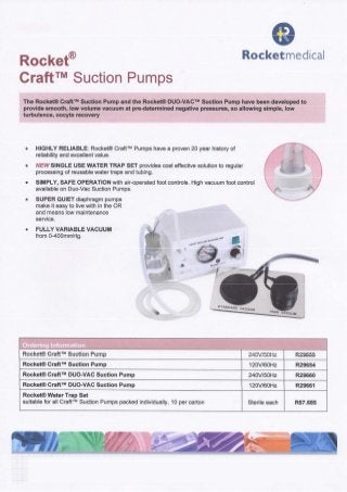 Rocket craft suction pump - Digital Oocyte Aspiration Pumps India