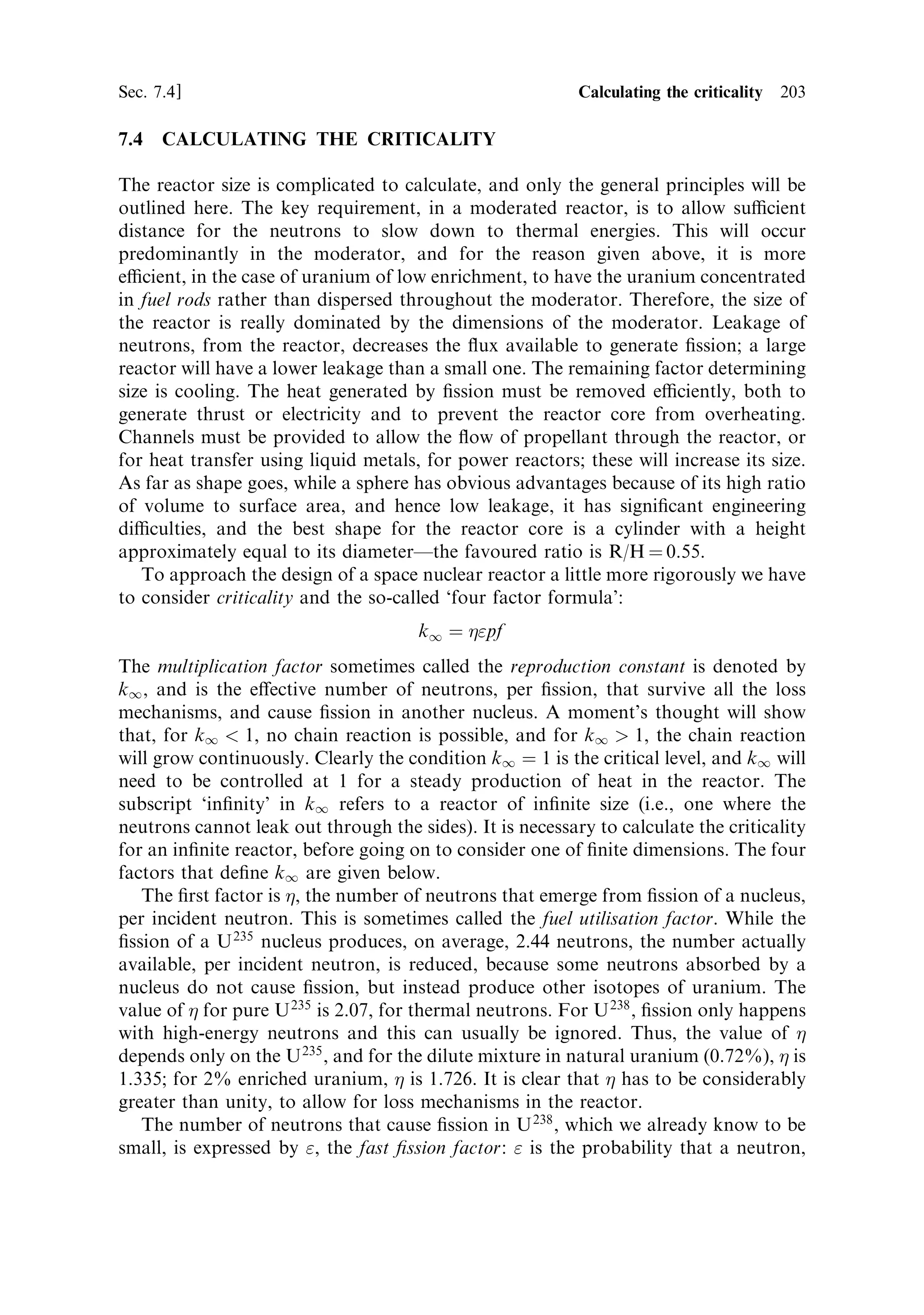 Sec. 6.10 ]                          6.10 Deep Space 1 and the NSTAR ion engine 193

missions, there is a penalty of about a factor of two in the total required velocity
increment, due to gravity loss. To see how this a€ects the preceding results we can
recalculate for the new velocity increment. For the Hall thruster the propellant
fraction becomes 0.55, and the power supply mass to propellant mass is 0.079. Thus
the ratio of total propulsion mass to vehicle mass is 59%. This is still to be compared
with the 80% calculated for the chemical rocket, for which there is no penalty for
gravity loss.
   The ion engine has a higher exhaust velocity, which will make it more ecient
for this mission. The propellant fraction is 33%, and the power supply ratio is
0.476. The total propulsion mass to vehicle mass is 49%. Thus there is a signi®cant
saving for the Mars mission using the ion engine, the saving with the Hall thruster
being somewhat less. Since the key parameter is the ratio of vehicle velocity
increment to exhaust velocity, we may expect this di€erence to increase for a round
trip to Mars.



6.10    DEEP SPACE 1 AND THE NSTAR ION ENGINE

We have so far concentrated on the saving in propellant mass for missions starting
from LEO. This makes sense for orbit-raising, and ultimately for planetary
exploration. Until the International Space Station takes on its proper role as a
stationÐa place to prepare spacecraft for interplanetary voyagesÐall interplane-
tary spacecraft will be launched from the Earth directly into their transfer orbits.
The propellant required for the voyage is therefore part of the payload of the
launcher. For a SSTO launcher, in the most optimistic case the mass ratio should
be about 10, and so the propellant-to-payload ratio is 9. Every kilogramme of
propellant needed for the interplanetary voyage therefore requires 9 kg of
propellant in the launcher. Since there is a limit to the size of available
launchers, this places a severe constraint on the mass of the voyaging spacecraft.
The saving of propellant mass through the use of electric propulsion therefore has
a major e€ect in enabling missions which would otherwise need a heavier and
more expensive launcherÐor, indeed, might be impossible with chemical propul-
sion alone. The Deep Space 1 mission is propelled by a xenon ion engine, the
NSTAR (Figures 6.7 and 6.8 and Plate 12), and is an important milestone in the
history of space exploration.
   The Deep Space 1 mission was designed as a test-bed for ion propulsion used in
interplanetary travel. The objectivesÐother than to test the propulsion conceptÐ
were to execute a ¯y-by of an asteroid, and if possible to carry out a ¯y-by of one or
two comets. The total velocity increment for this mission is 4.5 km/s, the exhaust
velocity of the xenon ions is 30 km/s, and the diameter of the grids is 30 cm. The
propellant mass is 81.5 kg, and the spacecraft mass is 500 kg. The maximum power
level of the thruster is 1.3 kW, and it can adjust its power automatically to take
account of the decreasing solar intensity as the distance increases, and changes in the
eciency of the solar cells.
 