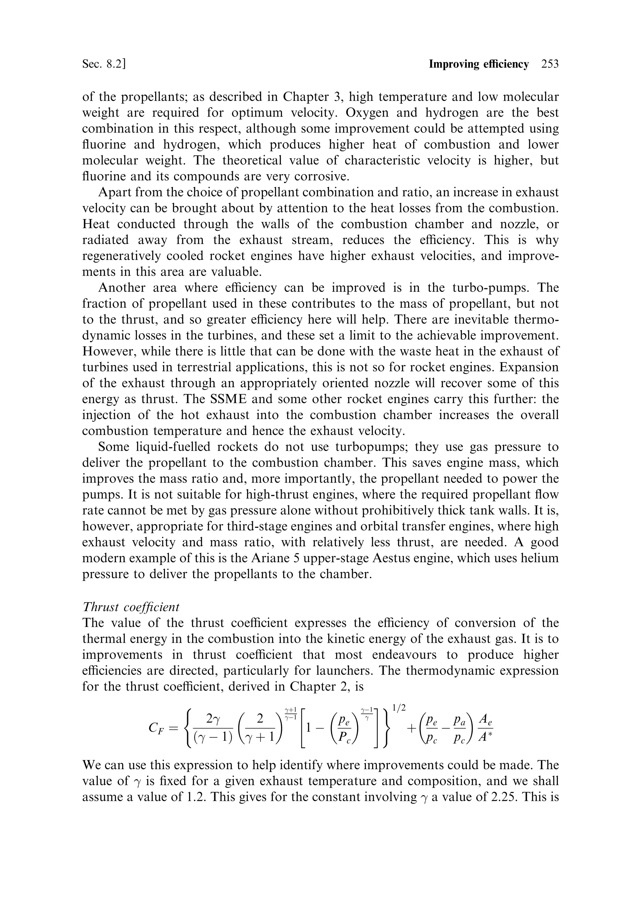 Sec. 7.22 ]                                                      7.22 Safety issues   243

such devices must be safer than chemical rockets, and must be demonstrated to be
so.


7.22    SAFETY ISSUES

Given the natural reluctance of the public to have anything to do with nuclear ®ssion
on the ground, it is even less likely that the public would approve a ®ssion core being
transported into space on a rocket, and then operated in orbit. There is a vast
amount of work to do, both in designing a fail-safe system, and in convincing the
public and legislatures that it will be safe to operate. The issues that have to be
confronted are: the manufacture and test of the core, its transport to the launch site,
the launch itself, and the activation of the core in orbit. We should also include the
requirement for safe disposal, either following operation, or following an abort at
any stage of the process. These days we also have to consider security issues, given
the high enrichment of the uranium fuel.
   There is ample experience, and there are ample facilities, for the manufacture of
such reactor cores. In essence, they are no di€erent from reactors for nuclear
submarines, or indeed for research and certain power applications. Security and
safety procedures are fully in place at these facilities and there will be no additional
precautions necessary. As far as security and safety goes, the major spacecraft launch
ranges also have sucient precautions in place. Launchers are very dangerous items,
and need protection and safe operational procedures. The same could be said for
terrestrial transportation of the reactor.
   Testing is another matter. Since the engine could release some radioactive
material in its exhaust stream, there can be no atmospheric testing. The exhaust
will have to be contained, and scrubbed of all radioactive contamination before
release into the atmosphere. Such a facility was set up for the all-up Phoebus test,
and could be duplicated for ground testing of a new engine. However, the whole
safety issue, and particularly the perception of safety, will be much easier if the ¯ight
®ssile core has never been activated. It will then be inert, in radioactivity terms, and
can be launched with no fear of radioactive contamination following an accident. A
procedure involving tests of prototypes rather than the actual core will have to be
used. This is in fact paralleled in current practice for the testing of certain sensitive
spacecraft components, and pyrotechnic actuators, where a pre-launch test of the
¯ight item is sometimes waived, if it can be demonstrated that an identical item has
withstood the actual launch loads several times, and functioned correctly afterwards.
   With an inert core, safety during launch is simply a matter of preventing the onset
of ®ssion under all conceivable accident scenarios. Since the conditions for ®ssion are
a highly ordered set of con®gurations, it is unlikely that they could be duplicated in a
random fashion during an accident. The bare core itself cannot become ®ssile
without the re¯ectors. These could be launched separately and united with the
core only in orbit, or they could be locked in a fail-safe manner to make sure they
could not, under any conceivable circumstance, con®gure themselves in such a way
as to initiate ®ssion. Neutron poisons could be inserted into the core, to prevent any
 