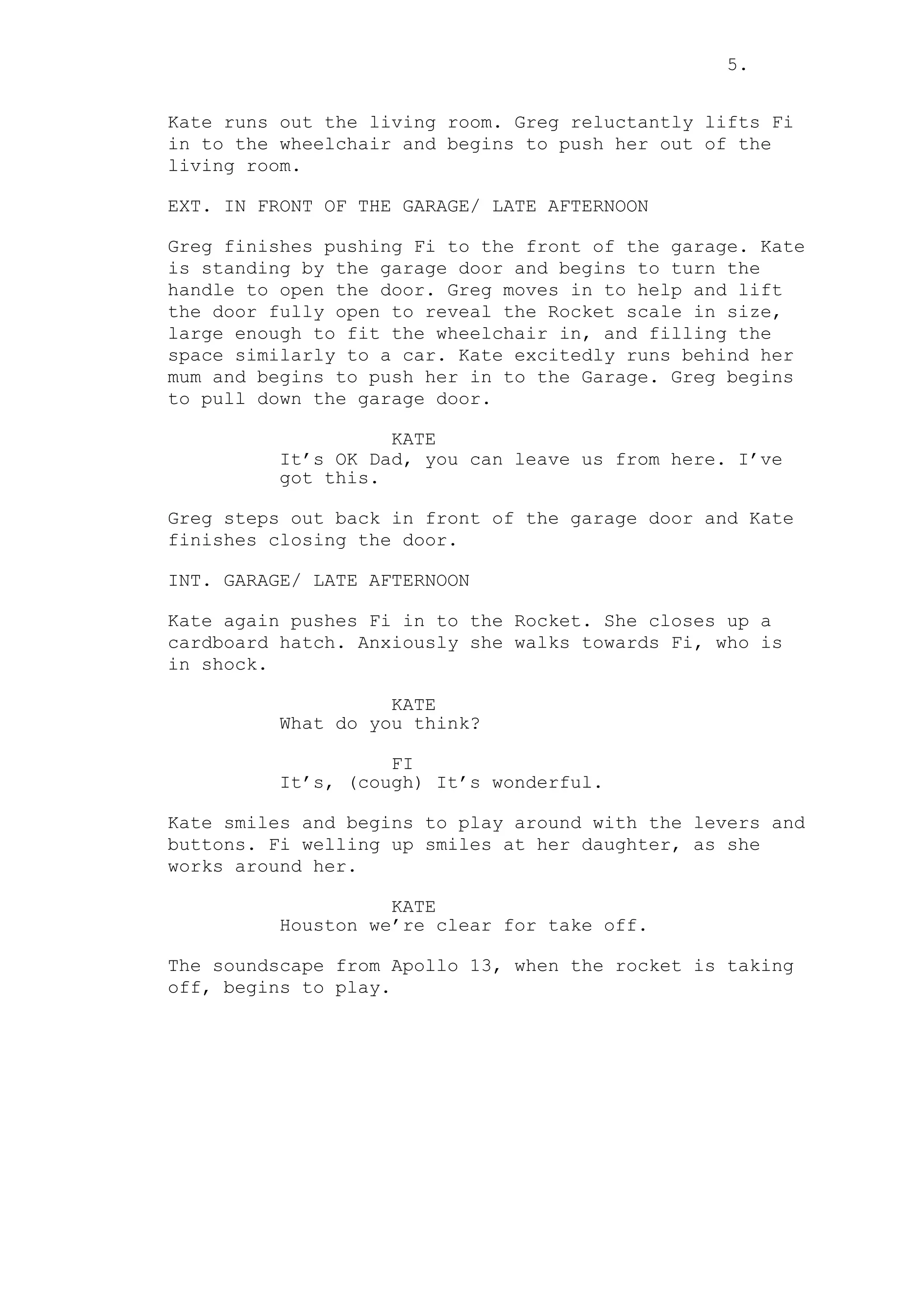 Rocket film script draft one | PDF