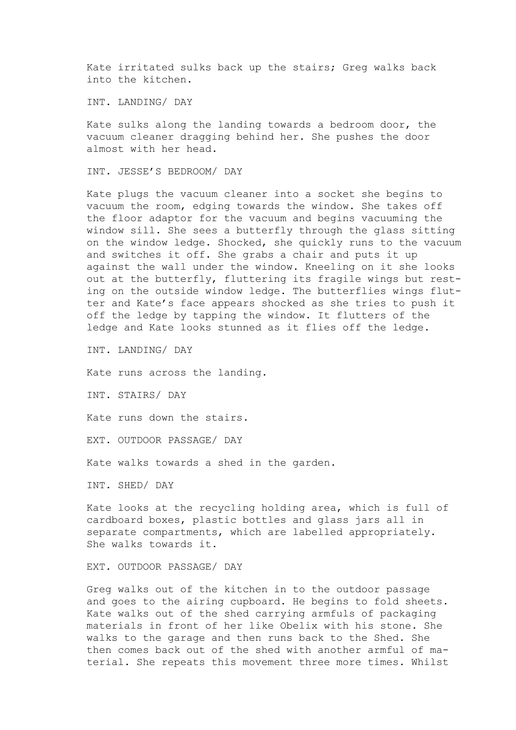 Rocket film script draft three | PAGES