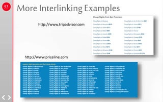 More InterlinkingExamples53
http://www.tripadvisor.com
http://www.priceline.com
 