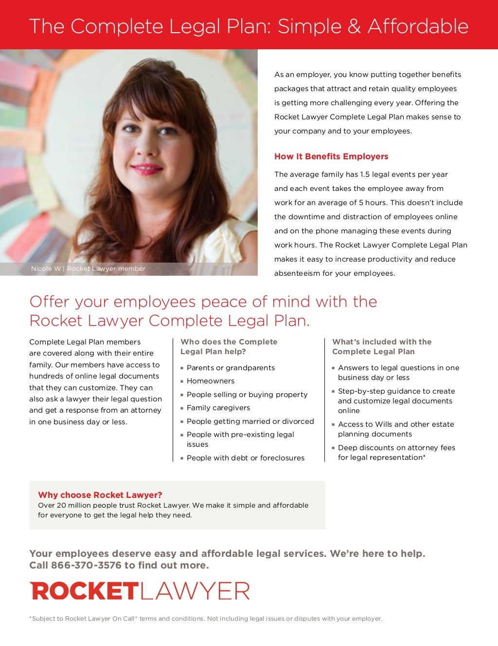 The Rocket Lawyer Legal Benefit