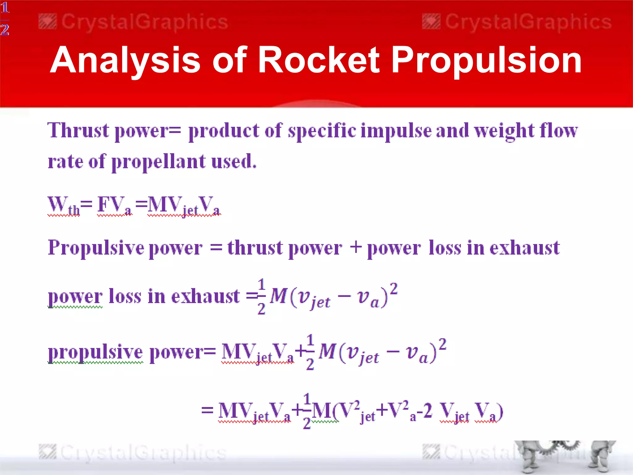 Analysis of Rocket Propulsion
 