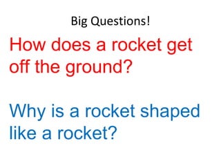 Rocket Questions Rockets internet.ppt