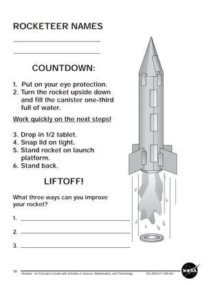 Nasa Rockets Partts Nasa Rocket Parts