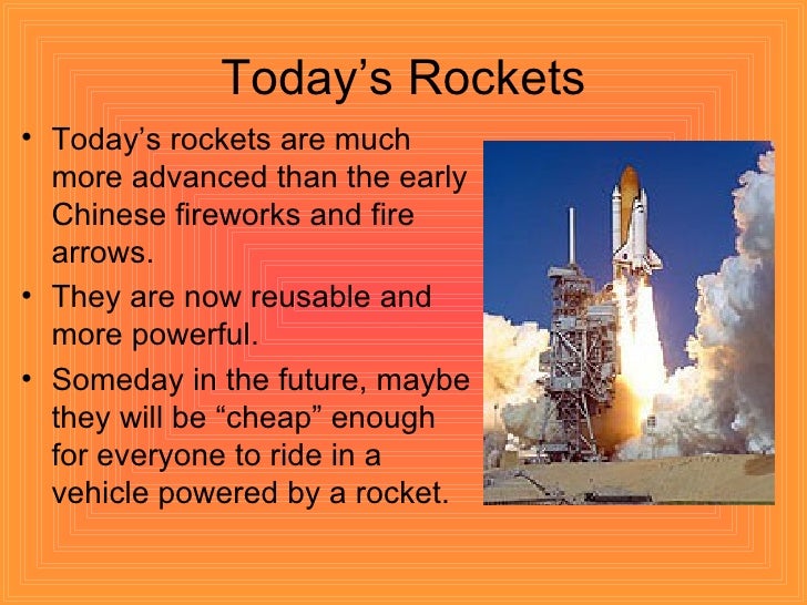 Rockets A Brief History Timeline