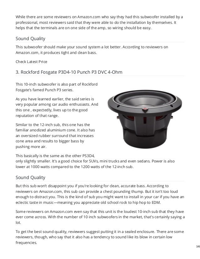 rockford fosgate p3 price