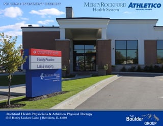 Rockford Health Physicians & Athletico Physical Therapy
1747 Henry Luckow Lane | Belvidere, IL 61008
NET LEASE INVESTMENT OFFERING
 