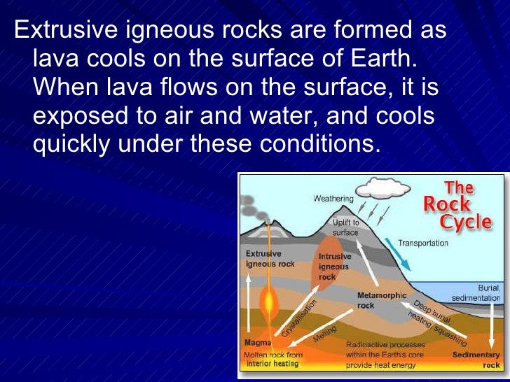 rock formation q a where does extrusive rock form