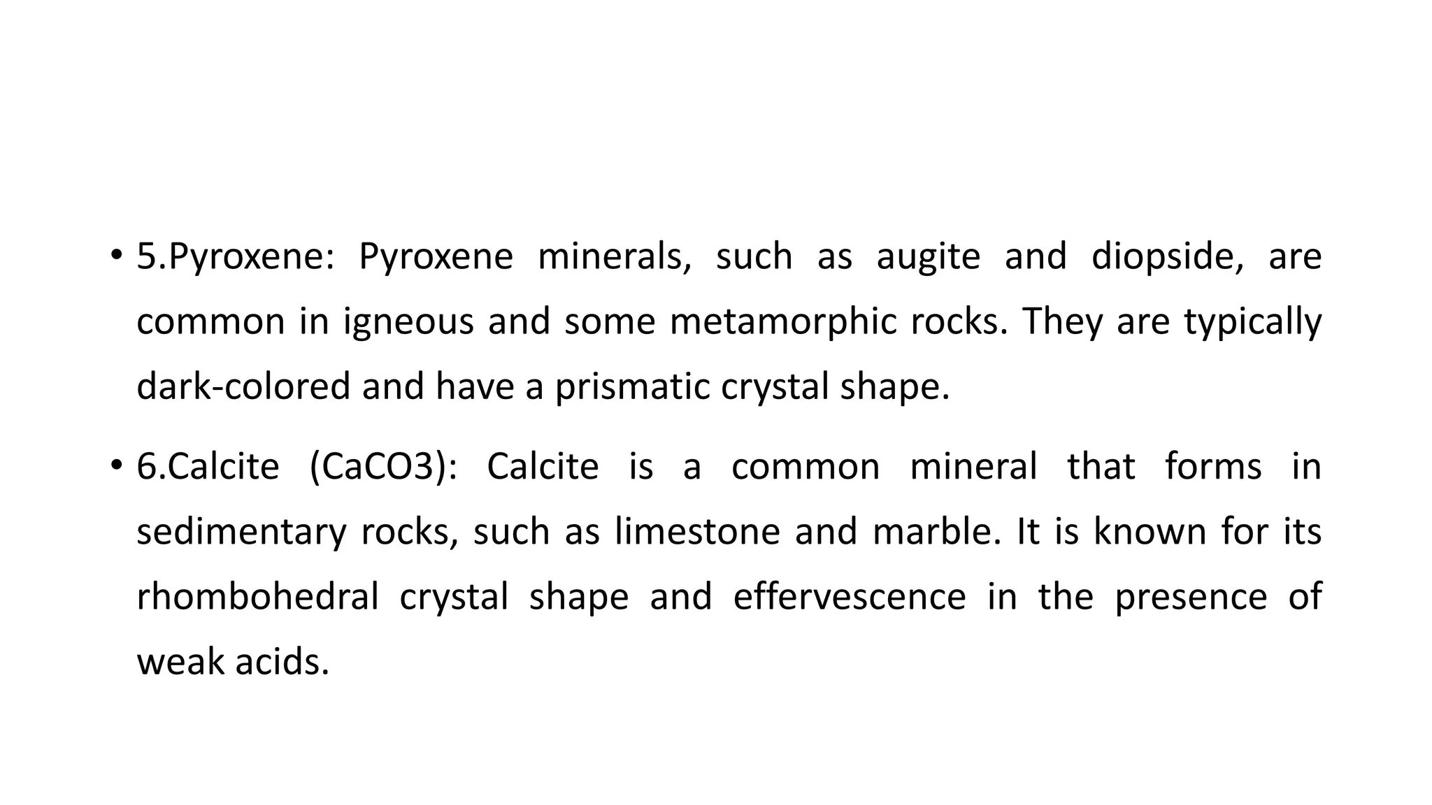 MINERALOGY ROCK FORMING MINERALS BASIC DETAILS | PPTX