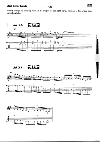 Rock guitar secrets