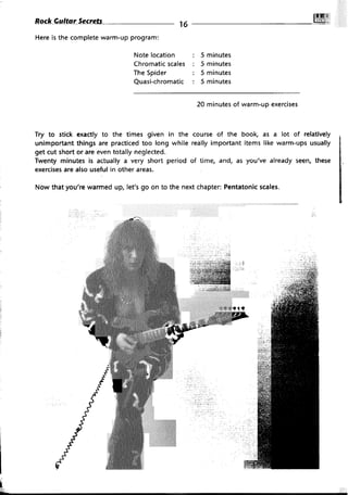 Rock guitar secrets