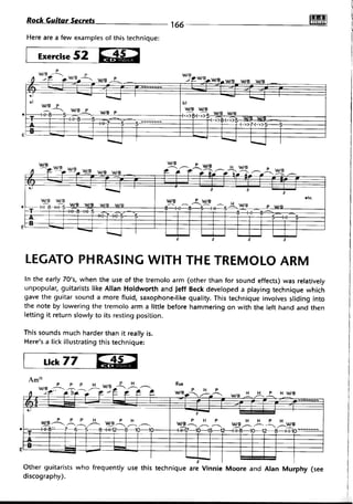 Rock guitar secrets