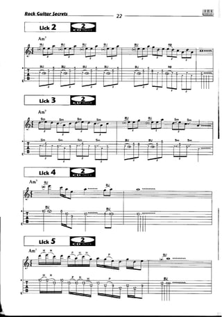 Rock guitar secrets