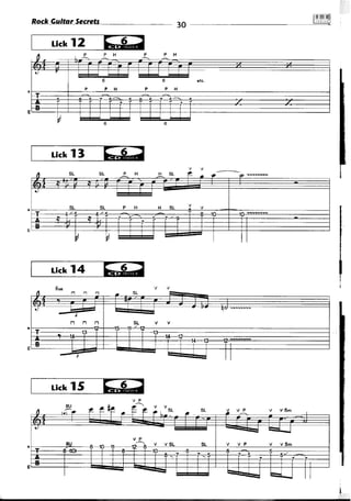 Rock guitar secrets