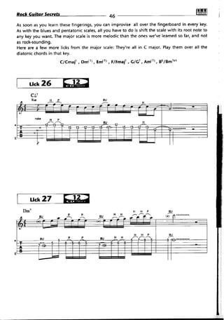 Rock guitar secrets