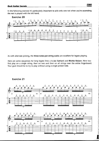 Rock guitar secrets