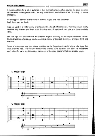 Rock guitar secrets