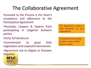 The Collaborative Law Process - A Case Study | PPTX
