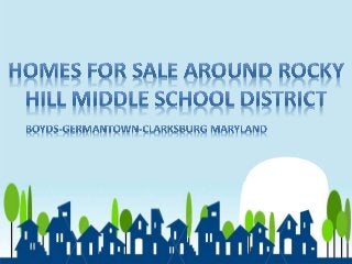 Homes For Sale around Rocky Hill Middle School District Boyds-Germantown-Clarksburg Maryland