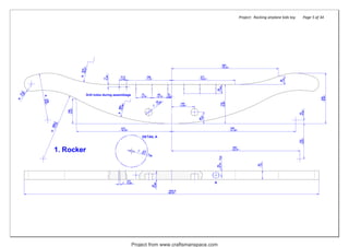 Rocking airplane kids toy plan | PDF