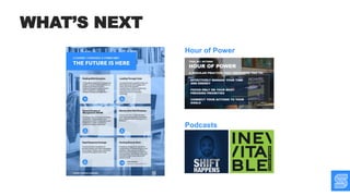 WHAT’S NEXT
Hour of Power
Podcasts
 