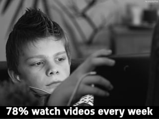 78% watch videos every week
ﬂic.kr/p/dLPYok
 