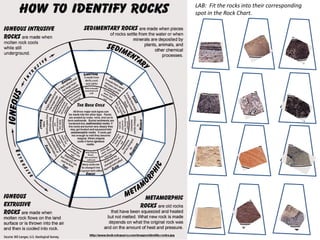 Sedimentary Rock Types Chart