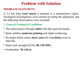 Rock Mass Classification and their Application | PPTX