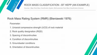 Rock Mass Classification | PPTX